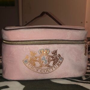 Juicy Couture Pink Velour Makeup Bag 💗✨